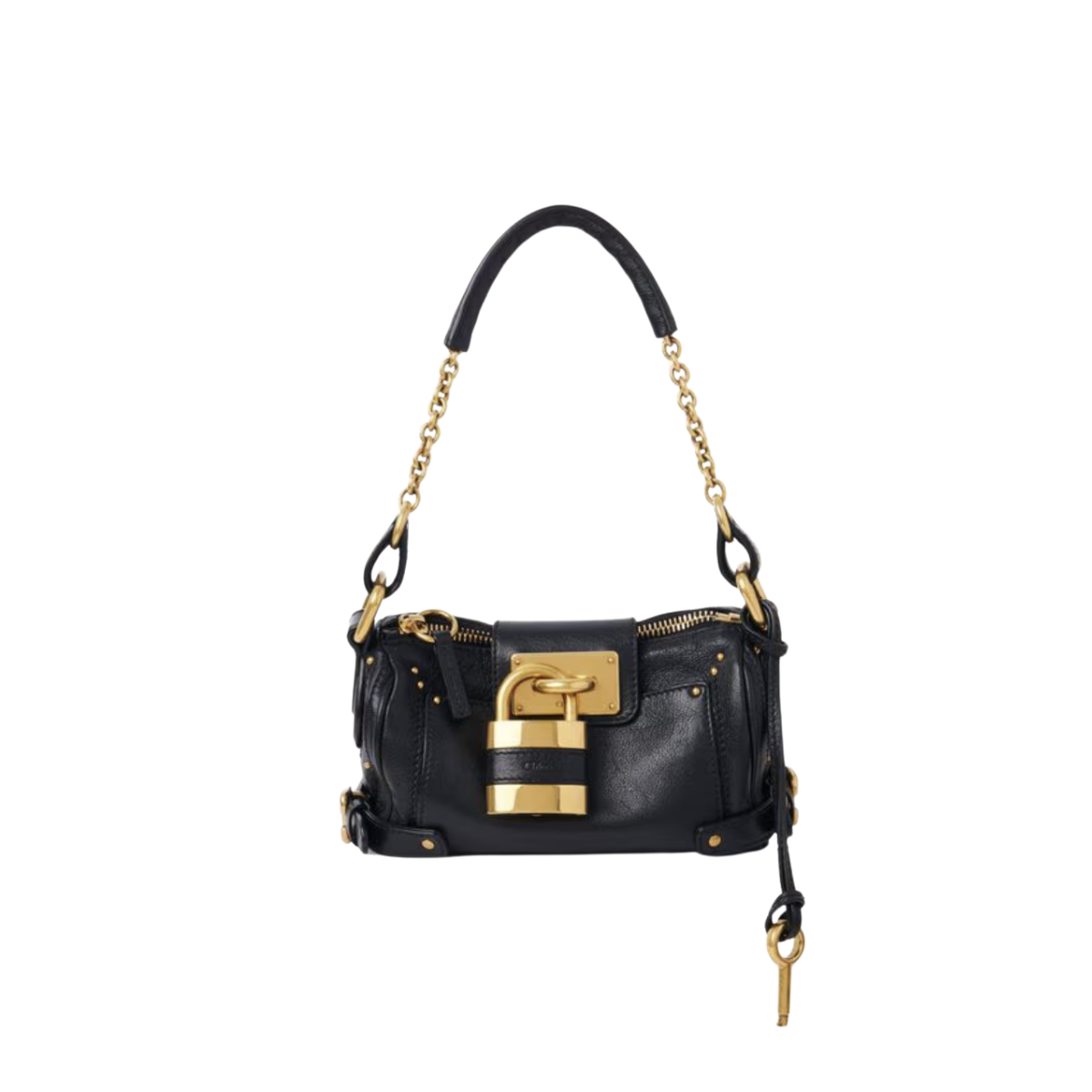 Chloé Small Paddington chain bag in grained leather