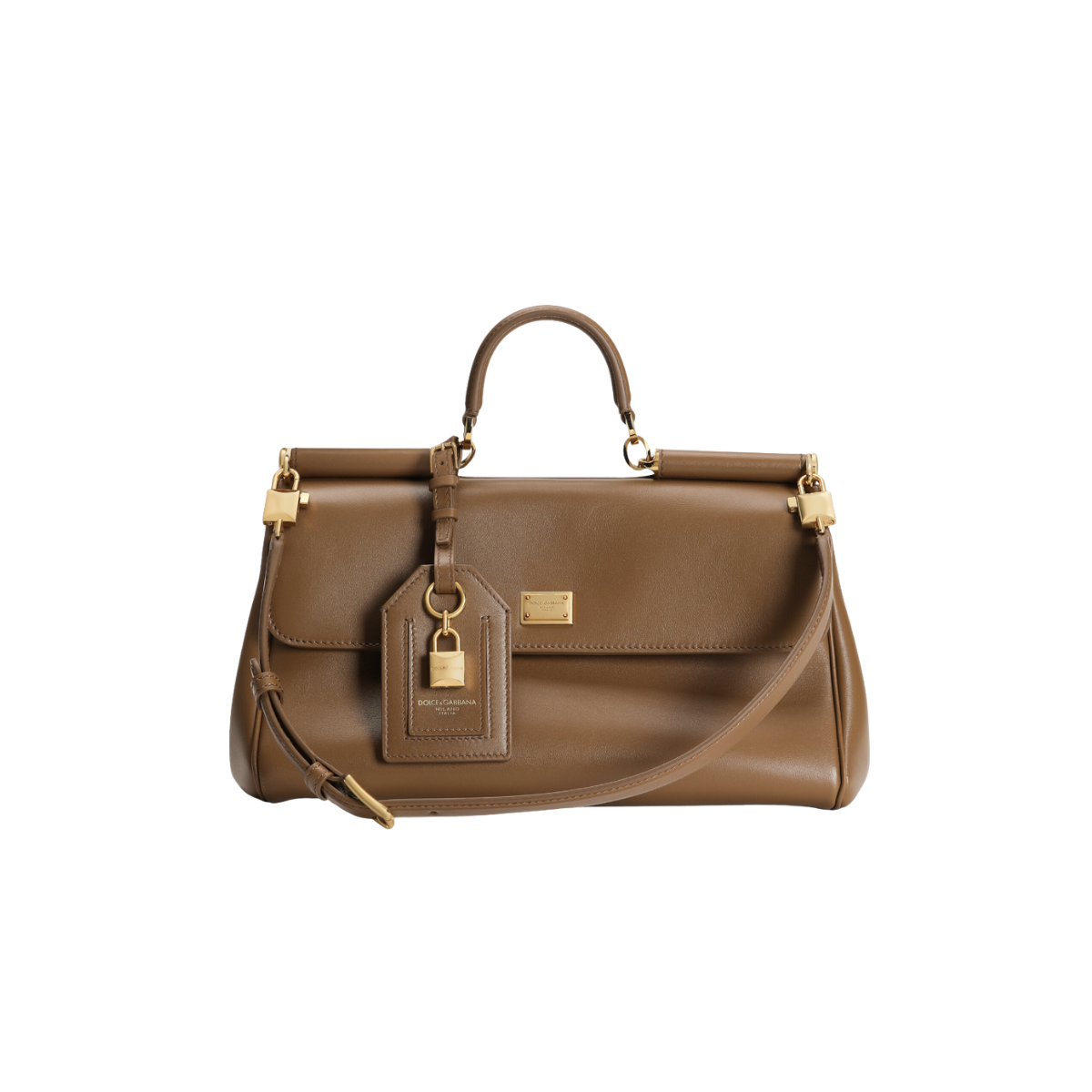 Dolce & Gabbana My Sicily Handbag in Plongé Calfskin