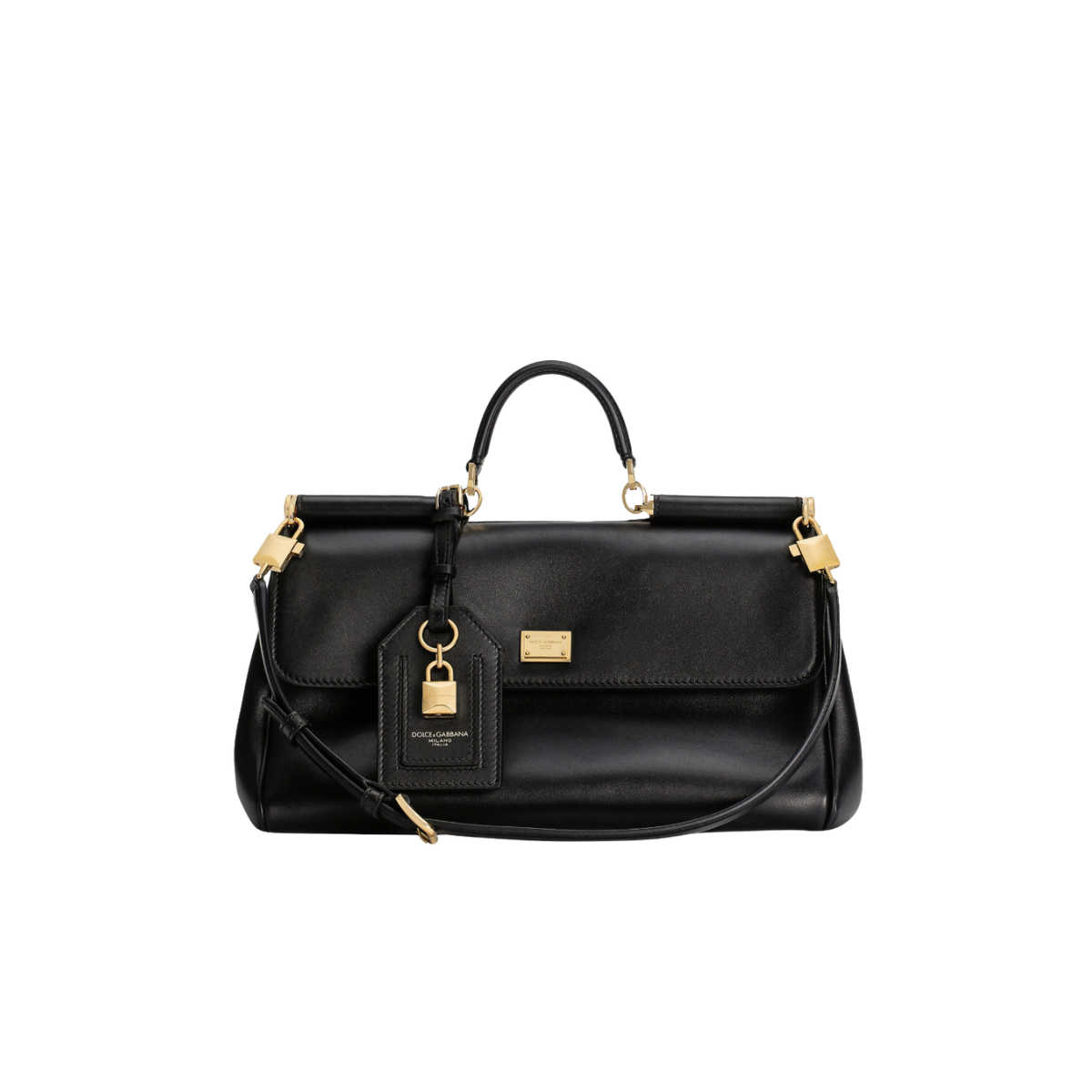 Dolce & Gabbana My Sicily Handbag in Plongé Calfskin