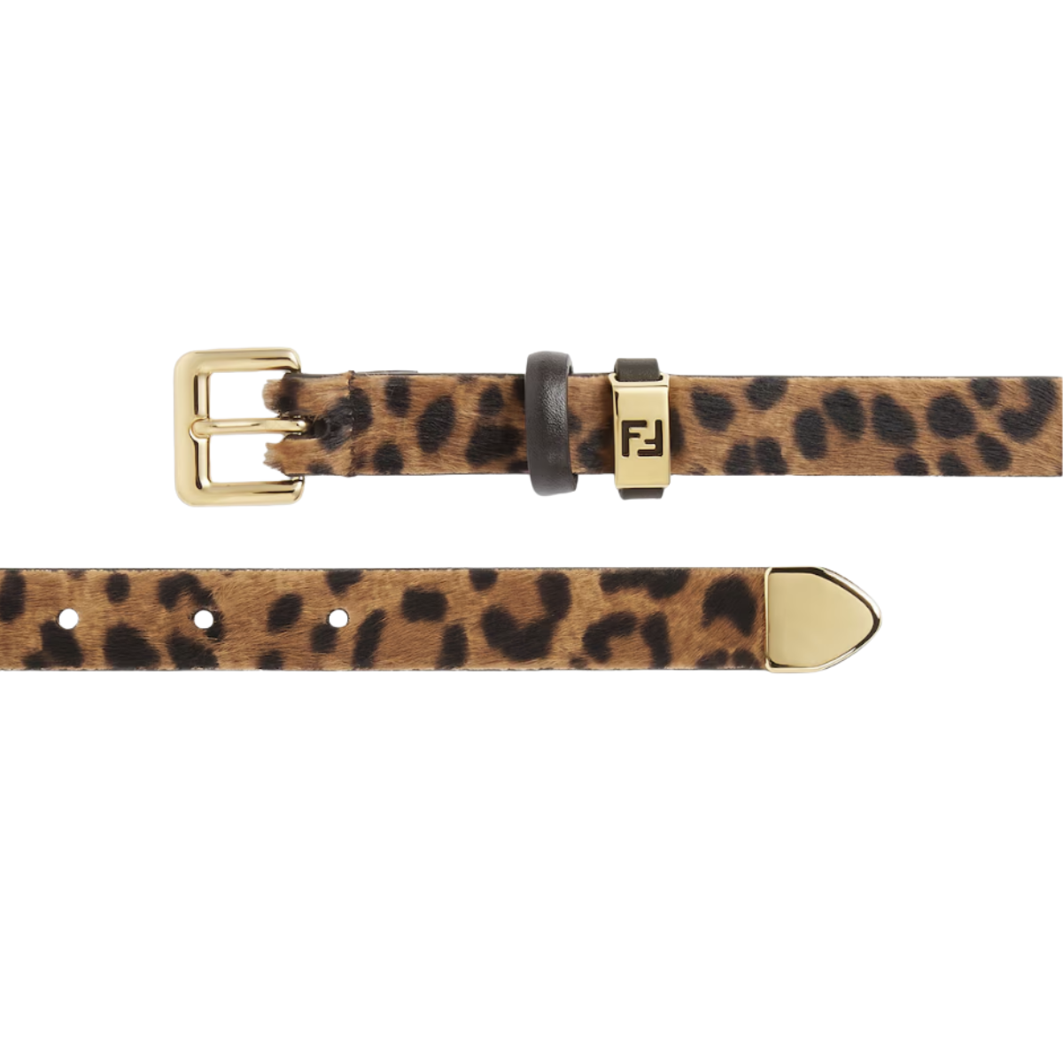 Fendi Forever Belt Brown Calfskin Belt