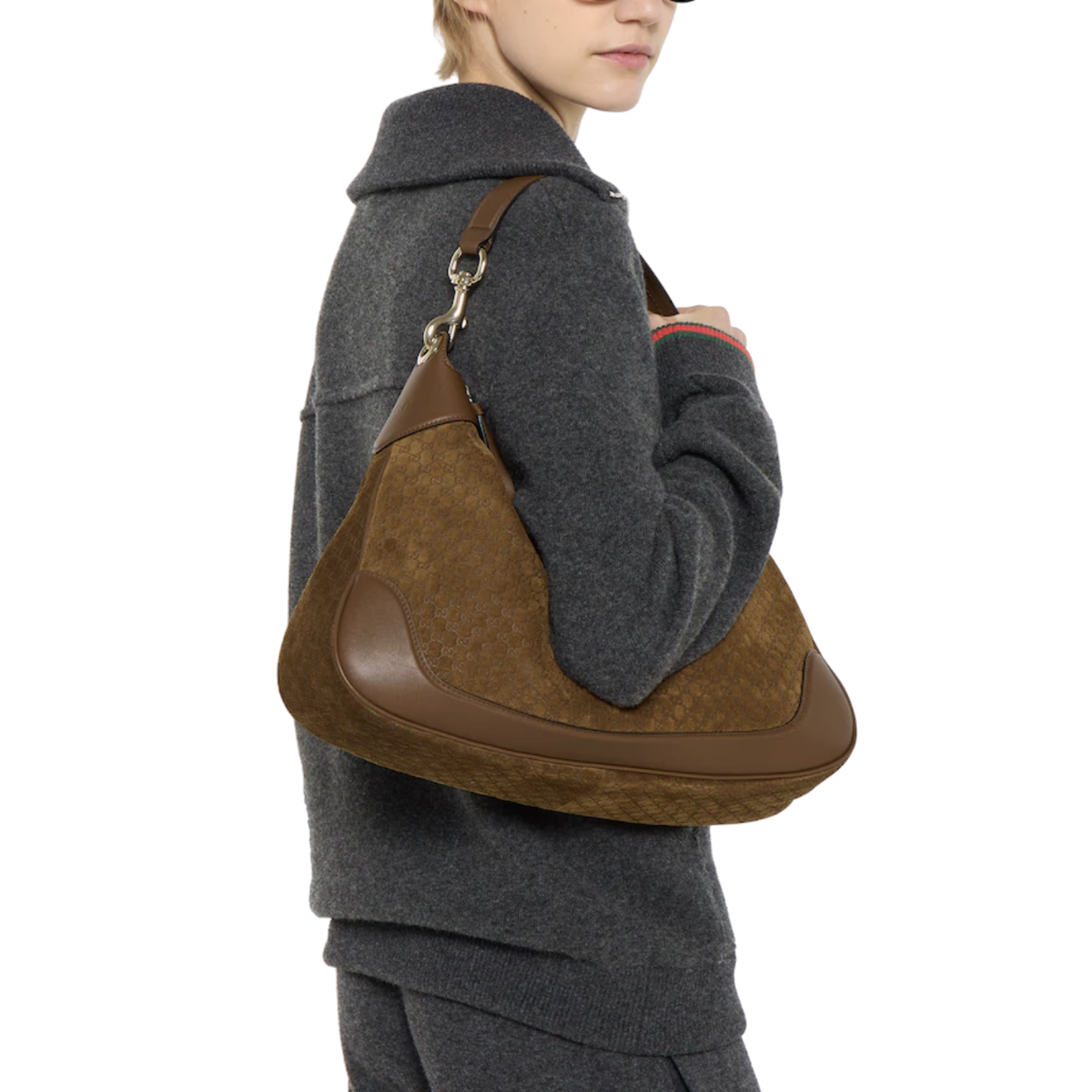 Gucci B Medium Shoulder Bag