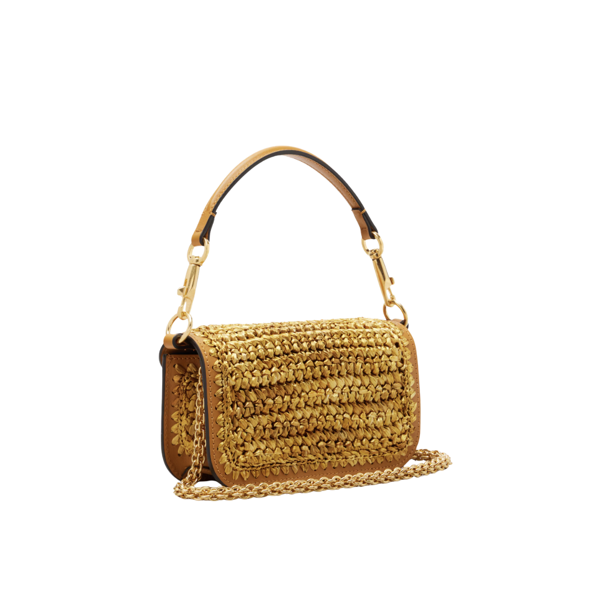Valentino Garavani Locò Small Crochet Shoulder Bag