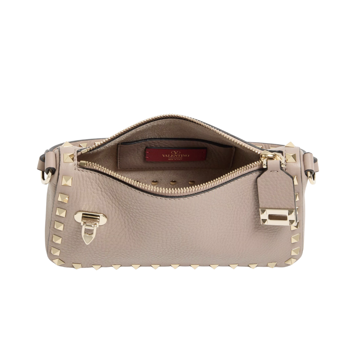 Valentino Garavani Small Rockstud Grainy Calfskin Crossbody Bag
