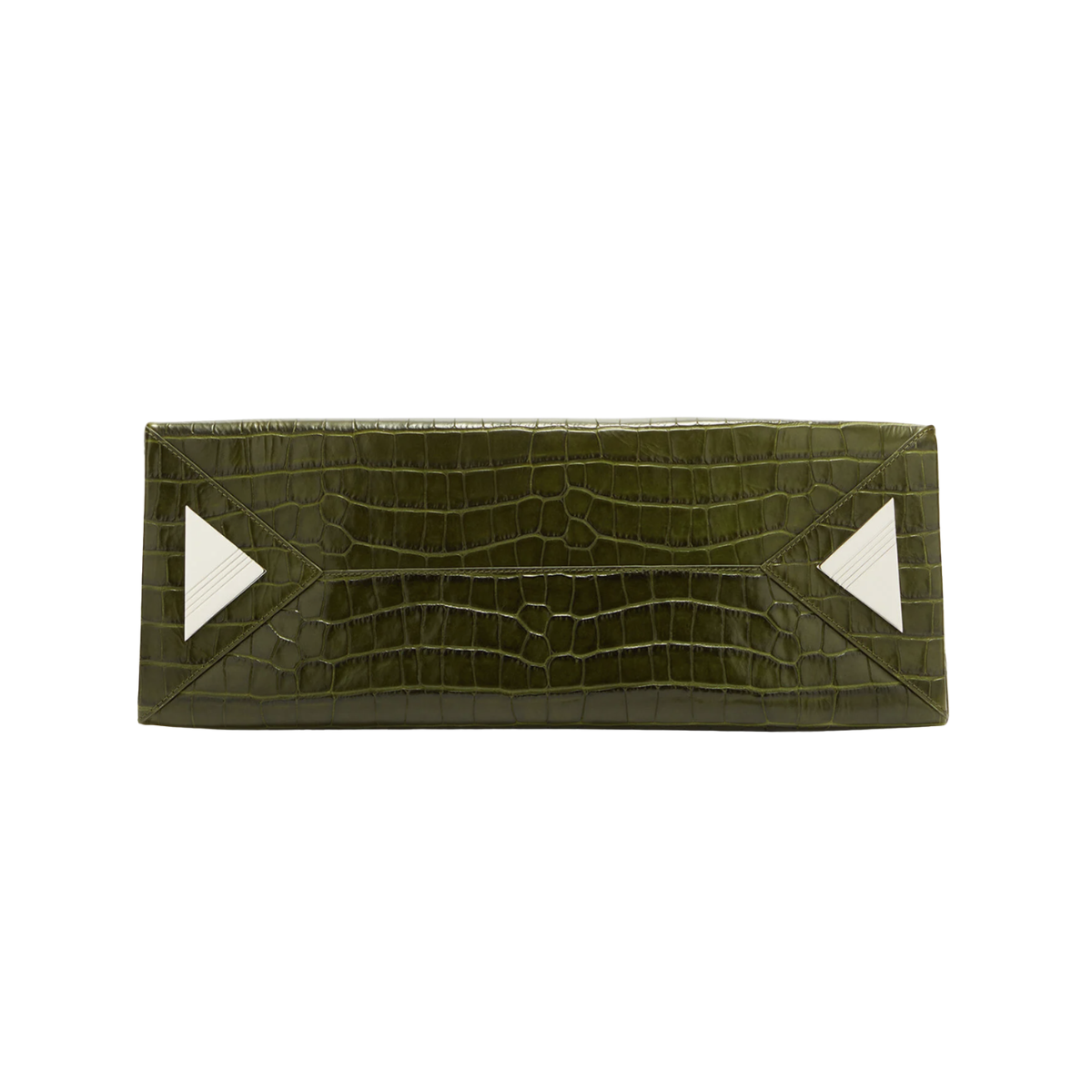 The Attico La Passeggiata Medium Dark Green Top Handle