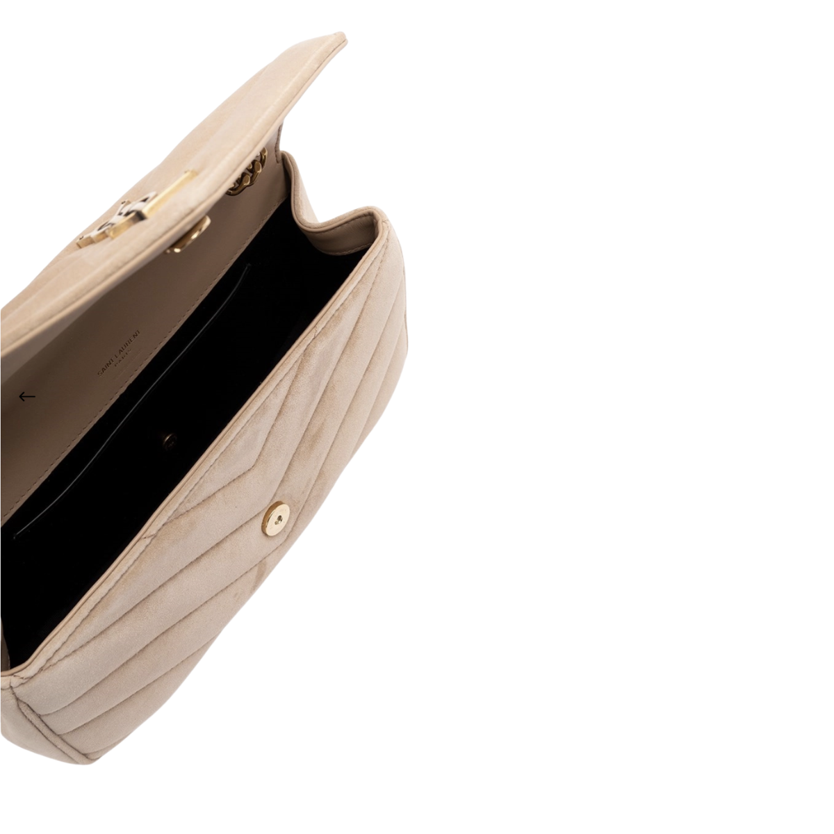 Saint Laurent LOULOU small in MATELASSÉ suede