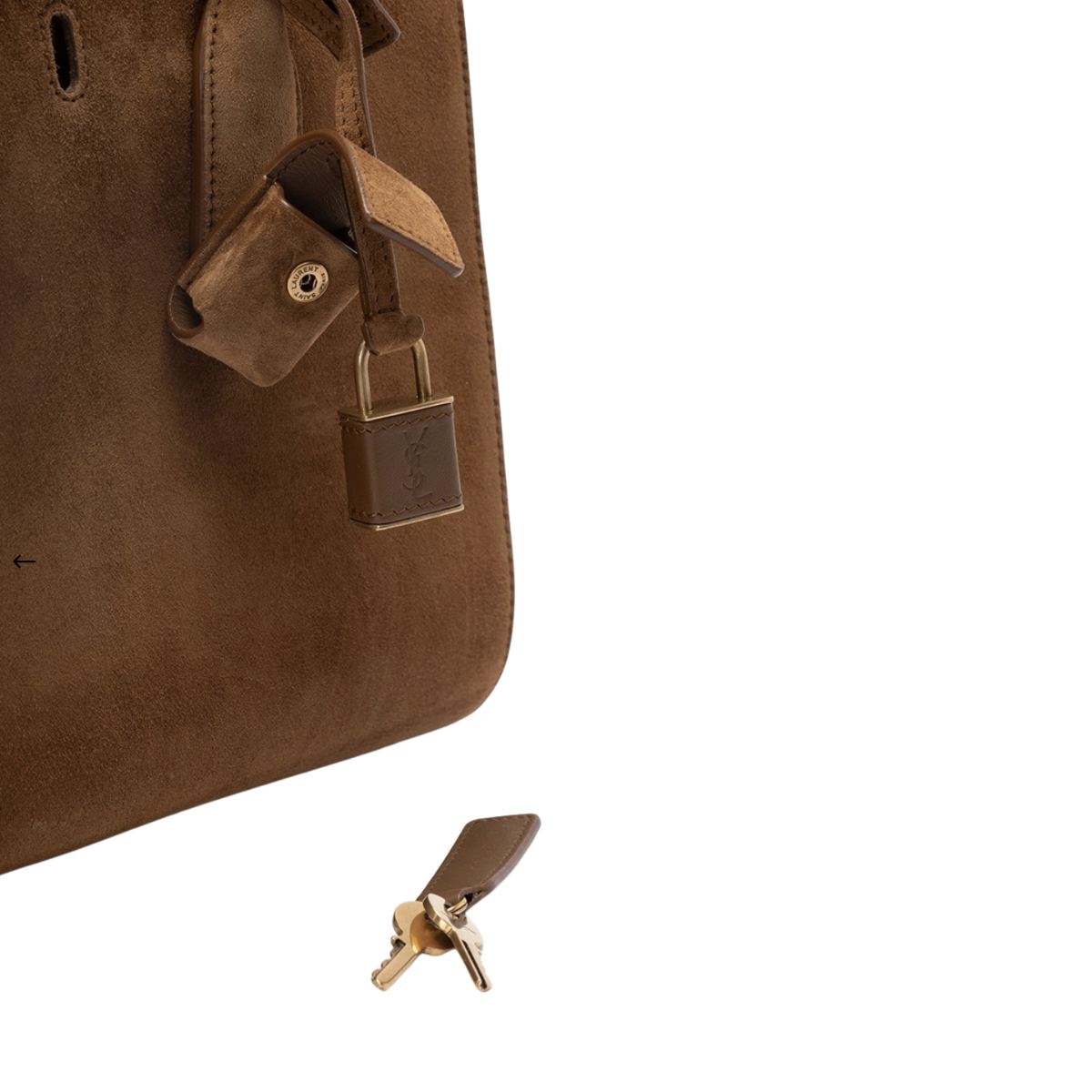 Saint Laurent SAC DE JOUR in suede – SMALL