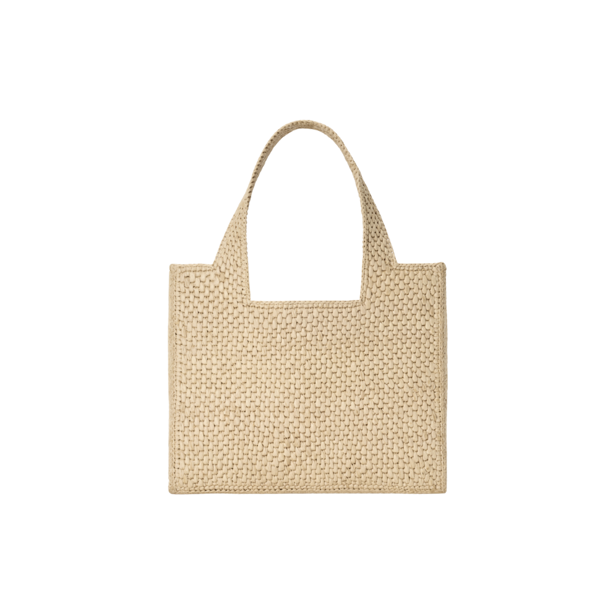 LOEWE Small Font Tote in Raffia