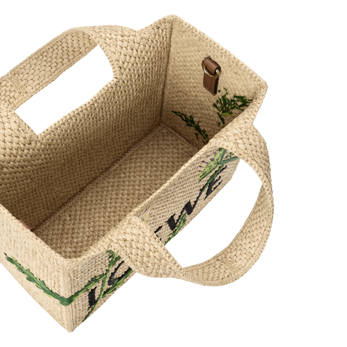 LOEWE Small Font Tote in Raffia