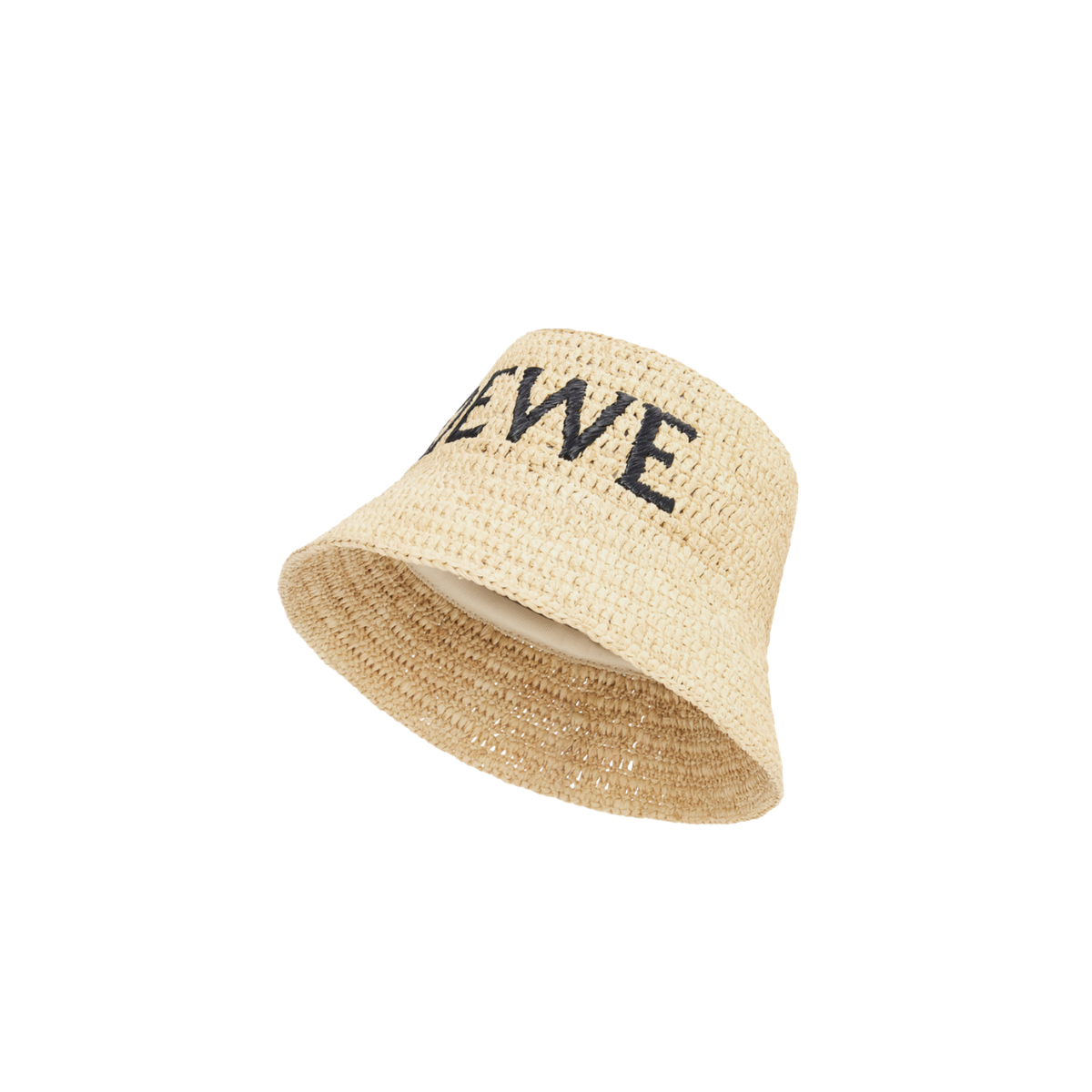 Loewe Bucket Hat in Raffia