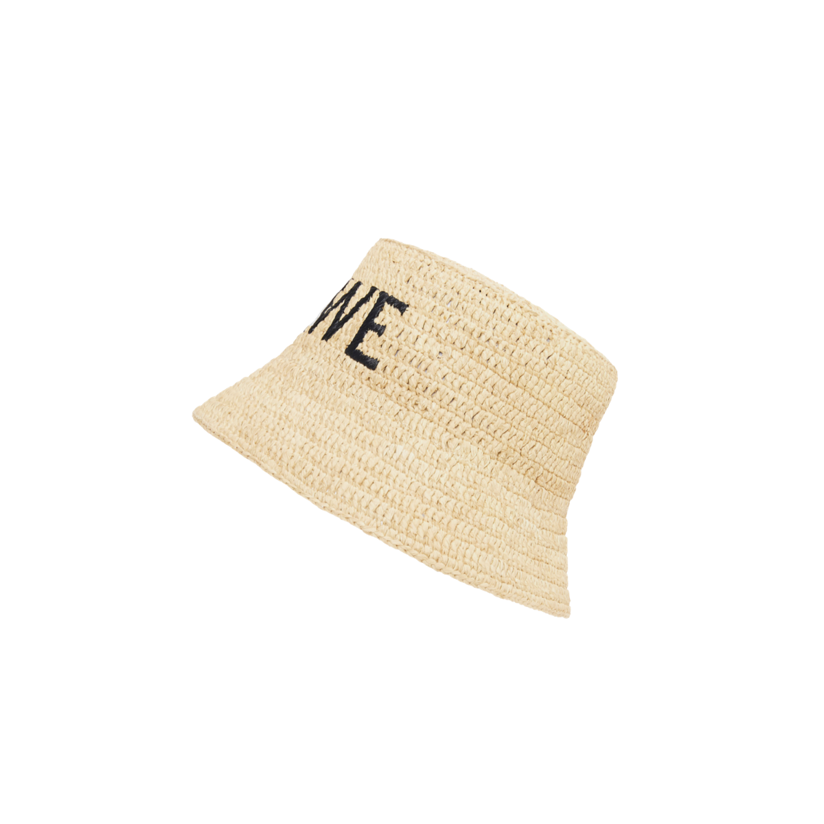 Loewe Bucket Hat in Raffia
