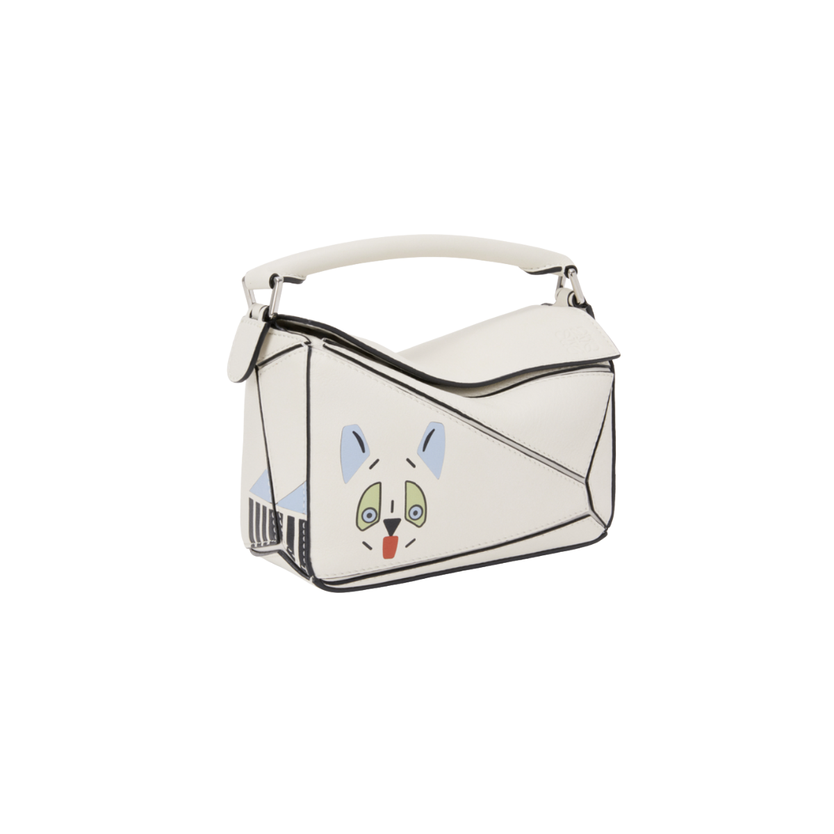 Loewe Futurist Cat Mini Puzzle Bag in Classic Calfskin
