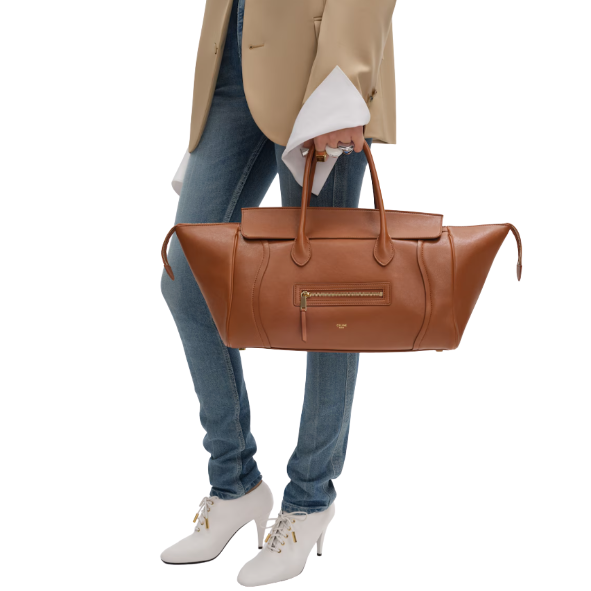 Celine  Luggage in Supple Shiny Lambskin