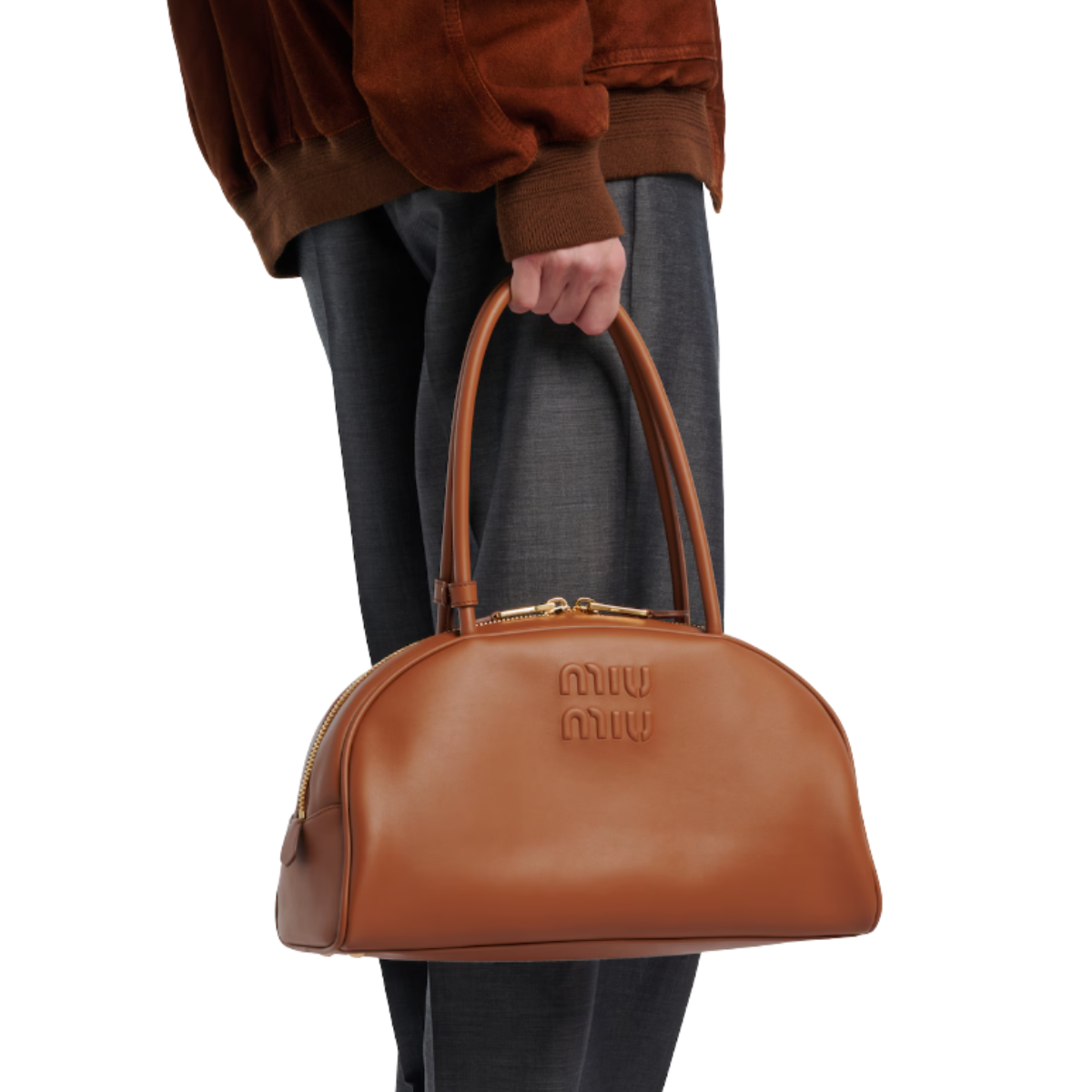 Miu Miu Beau Large Leather Shoulder Bag