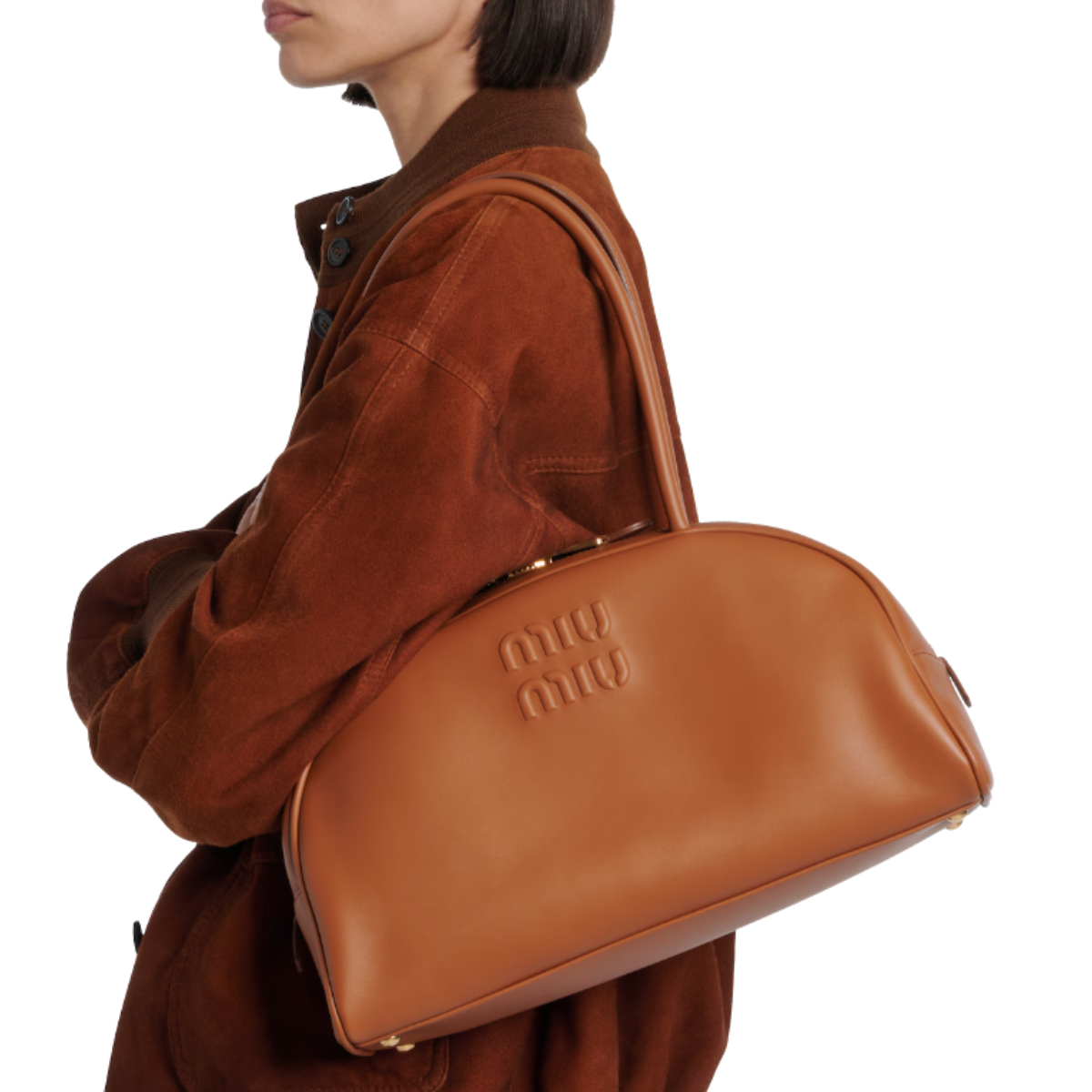 Miu Miu Beau Large Leather Shoulder Bag