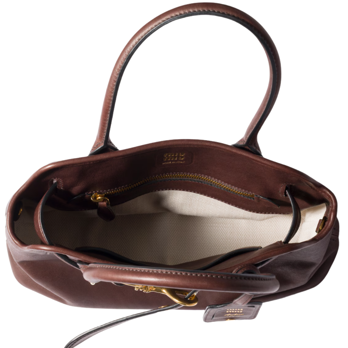 Miu Miu Aventure Nappa Leather Bag