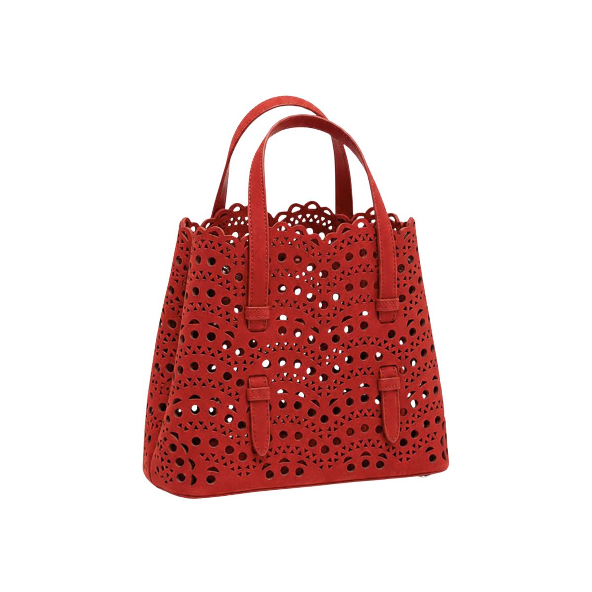 ALAÏA MINA 20 BAG IN VIENNE WAVE NUBUCK