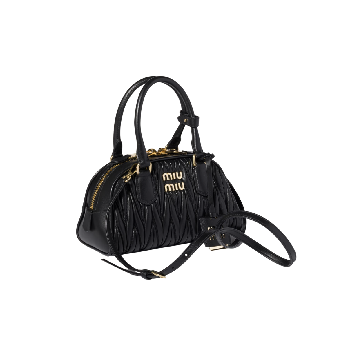 Miu Miu Arcadie Matelassé Nappa Leather Bag