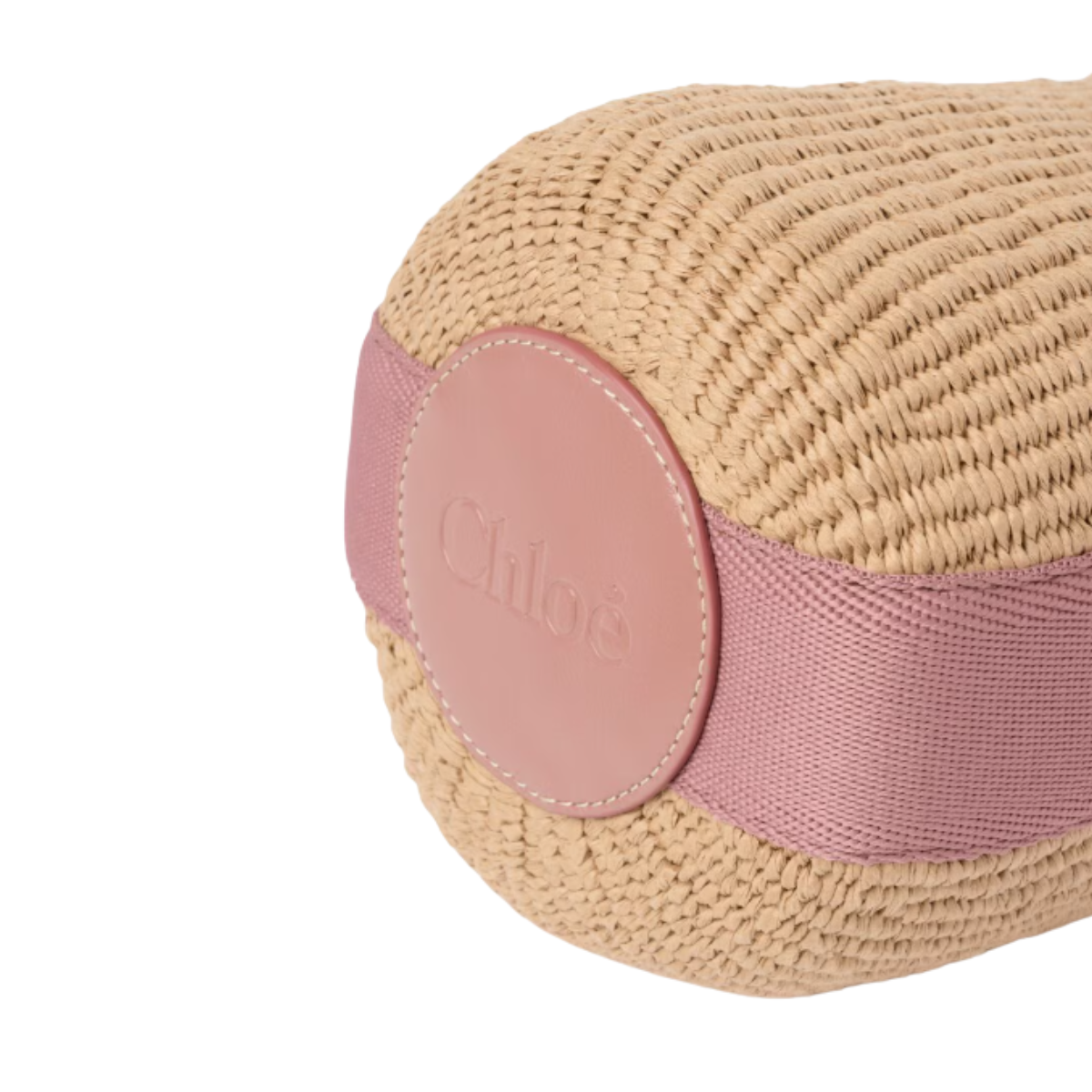 Chloé Small Woody Basket in Natural Fibers