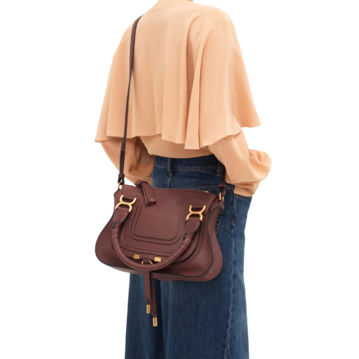 Chloé Small Marcie Bag in Grained Leather