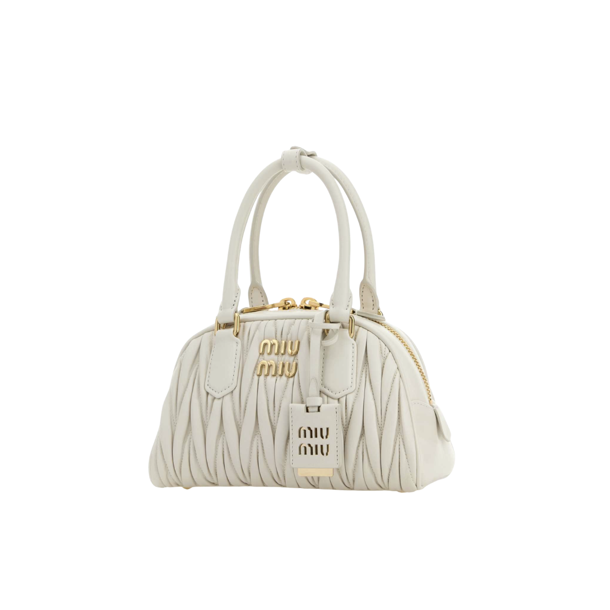 Miu Miu Arcadie Matelassé Nappa Leather Bag
