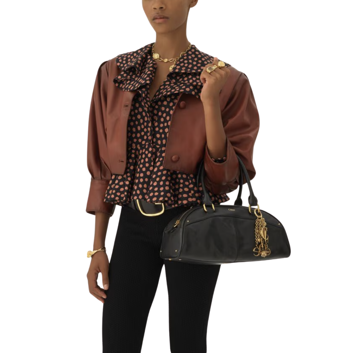 Chloé Bowling Bag in Soft Leather