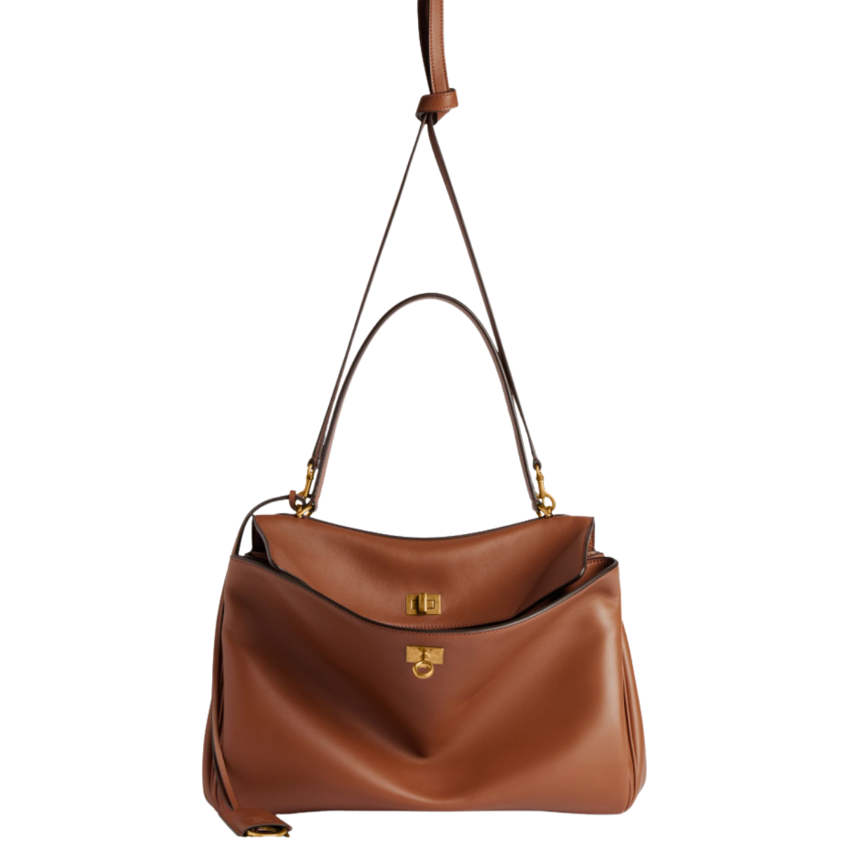 Balenciaga Rodeo Handbag Medium Tan