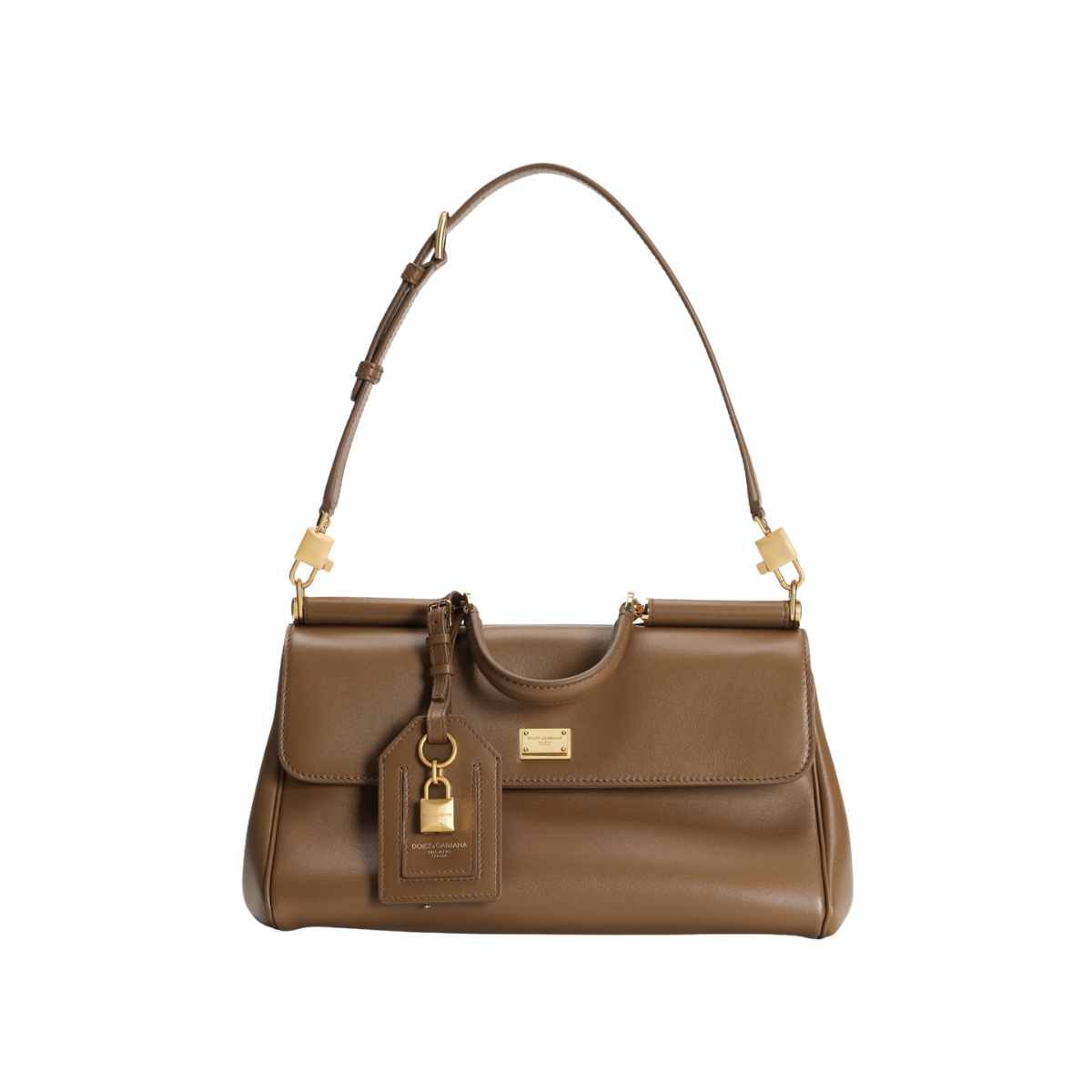 Dolce & Gabbana My Sicily Handbag in Plongé Calfskin