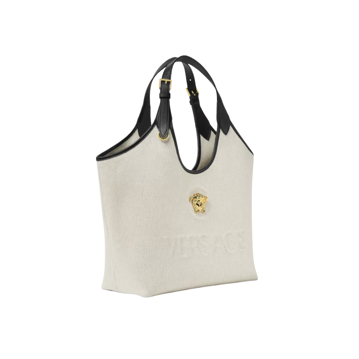 Versace La Medusa Canvas Tote
