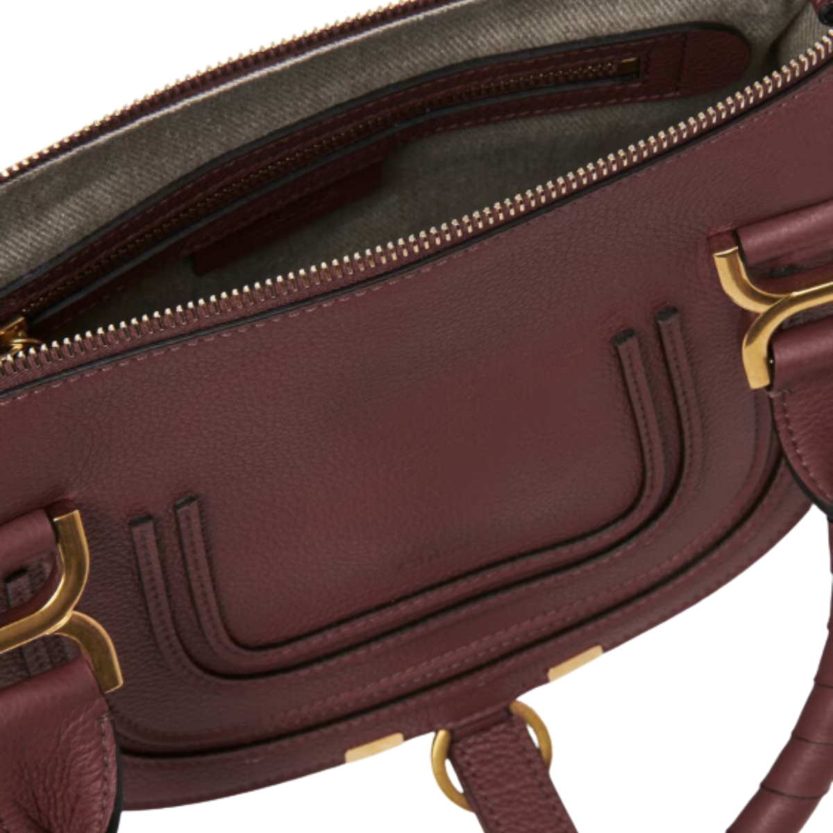 Chloé Small Marcie Bag in Grained Leather