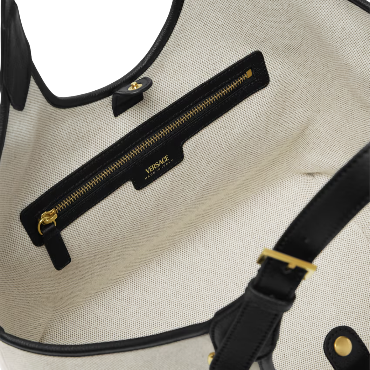 Versace La Medusa Canvas Tote