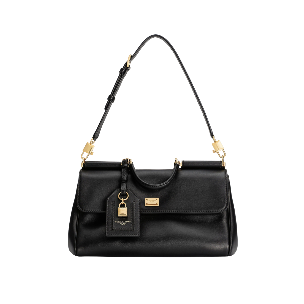 Dolce & Gabbana My Sicily Handbag in Plongé Calfskin