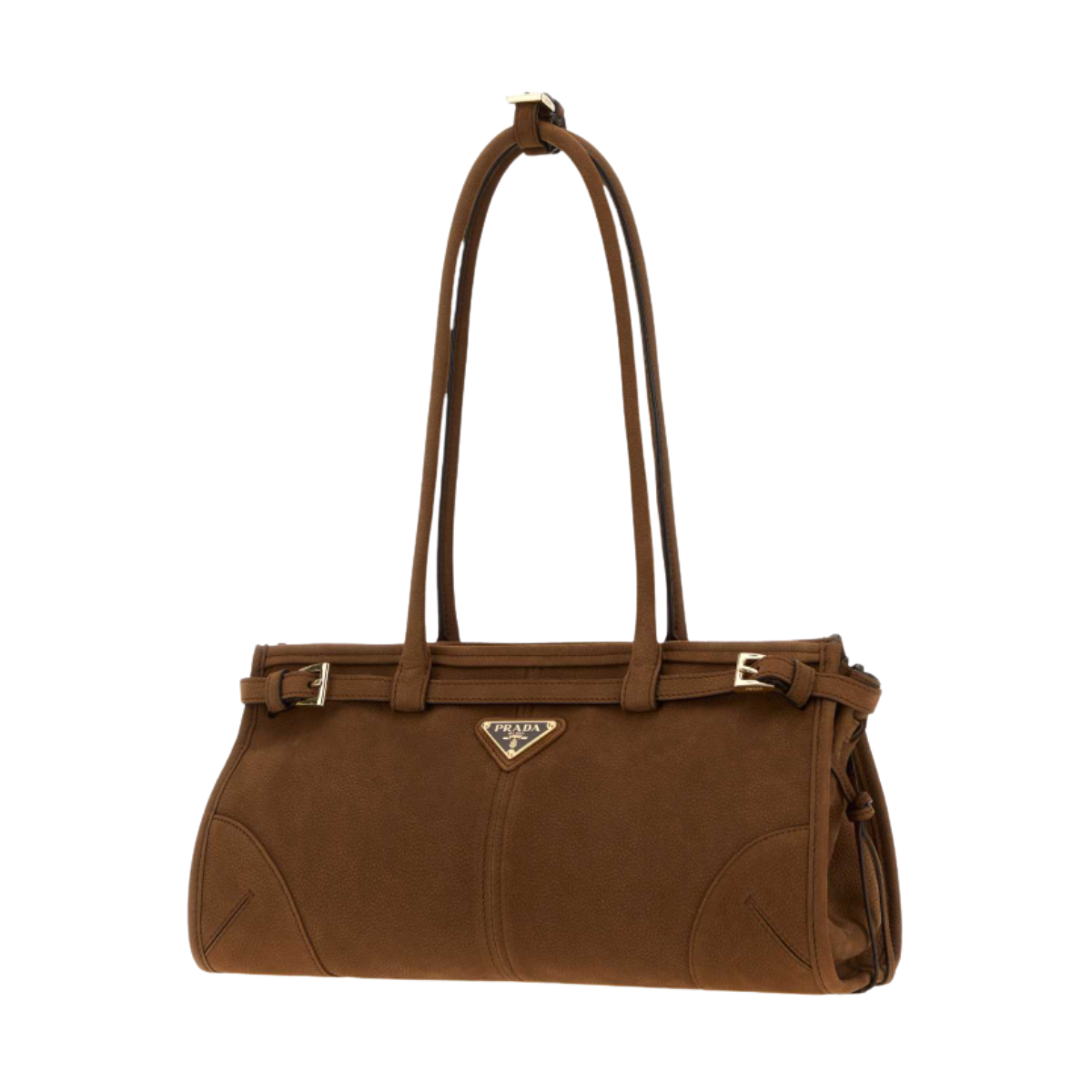 Prada Bonnie Medium Suede Handbag