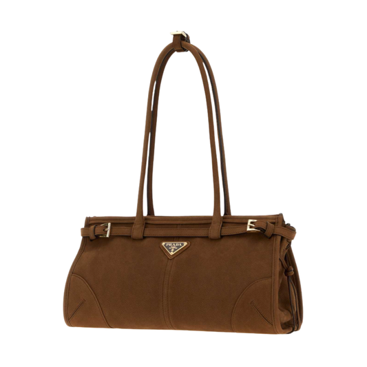 Prada Bonnie Medium Suede Handbag