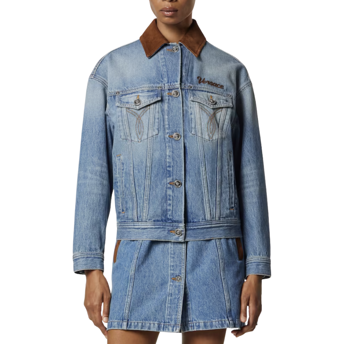 Versace Denim Trucker Jacket