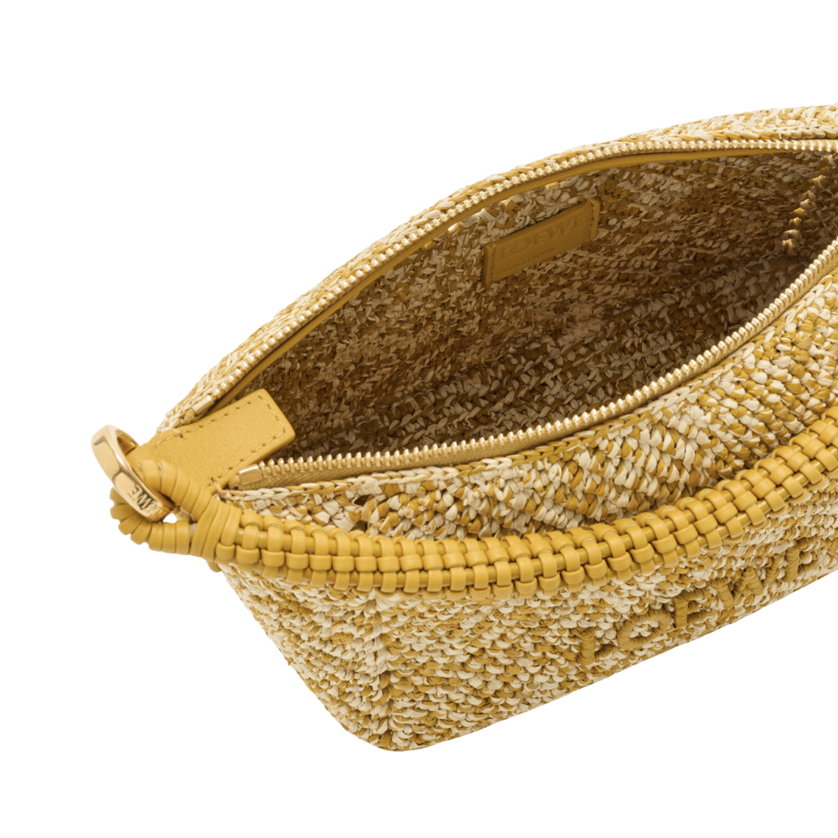 Loewe Cala Mini Bag in Melange Raffia