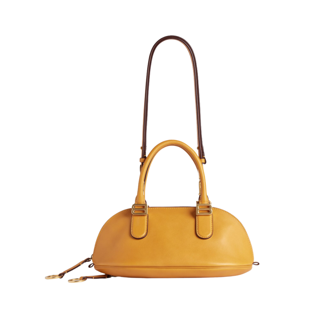 Balenciaga Bolero Bowling Bag Mini  Curry