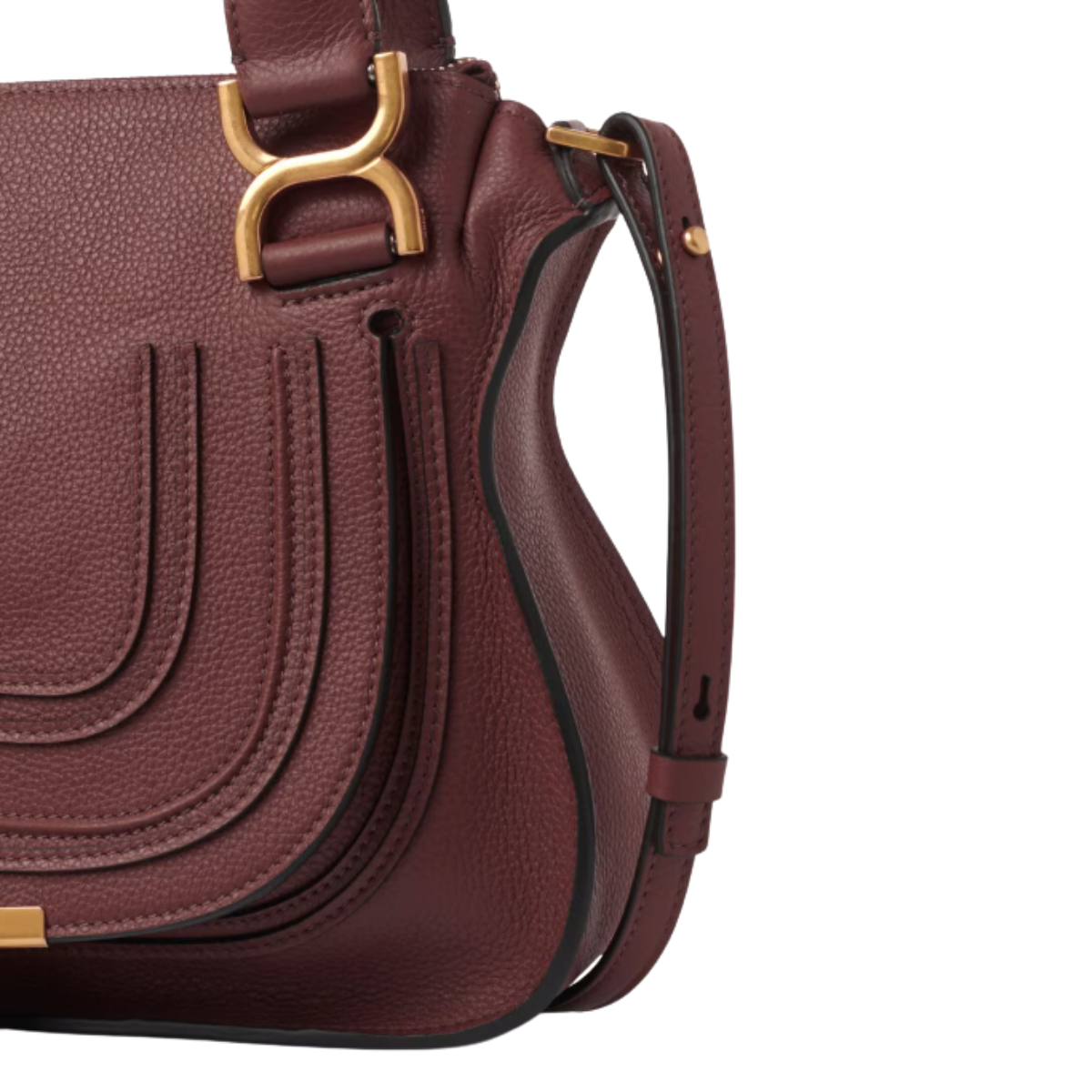 Chloé Small Marcie Bag in Grained Leather