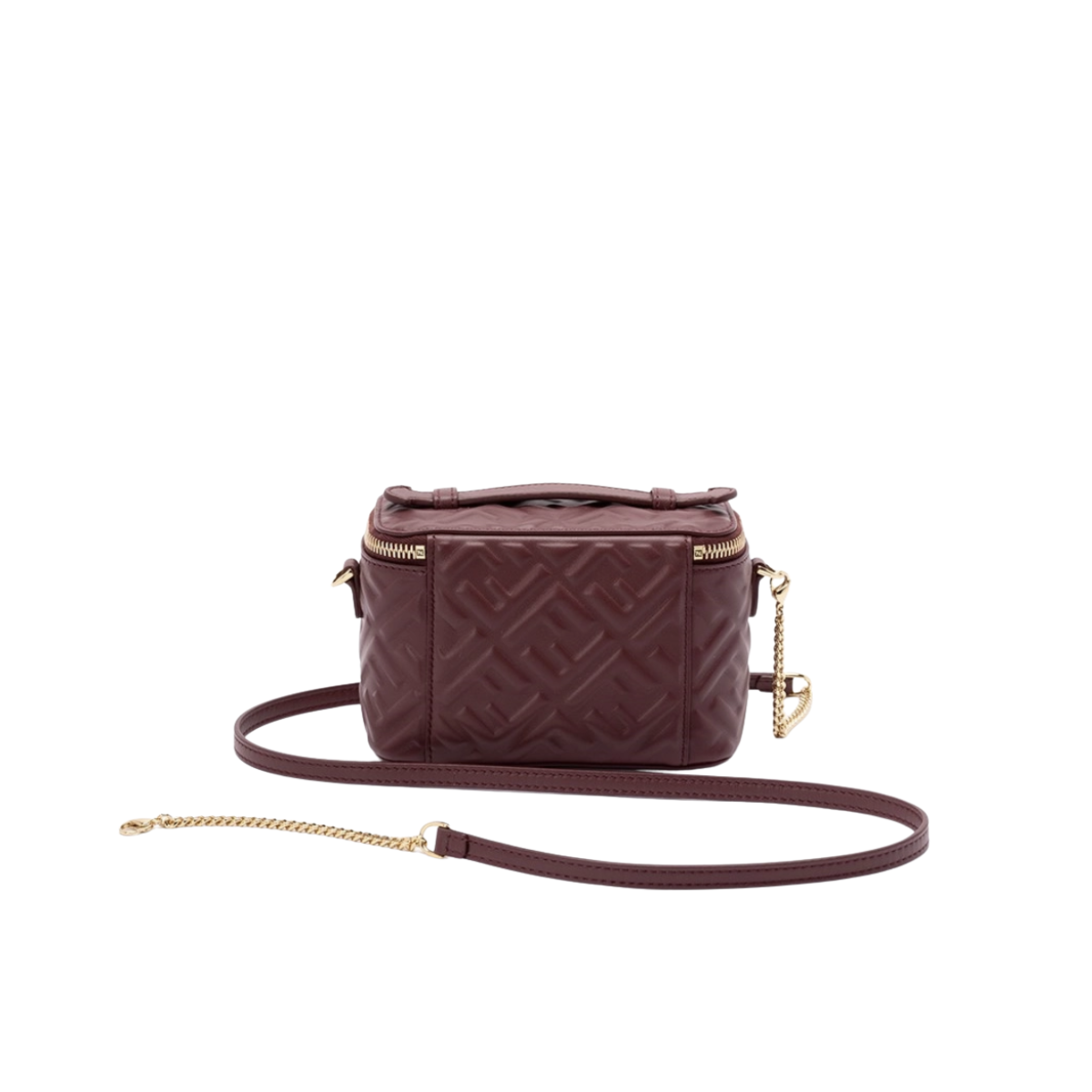 Fendi Vanity Nappa Leather Mini-Bag with FF Motif