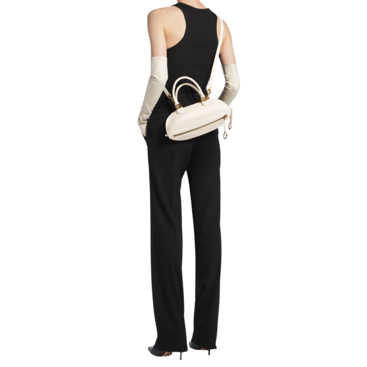 Balenciaga Bolero Bowling Bag Mini in Cream