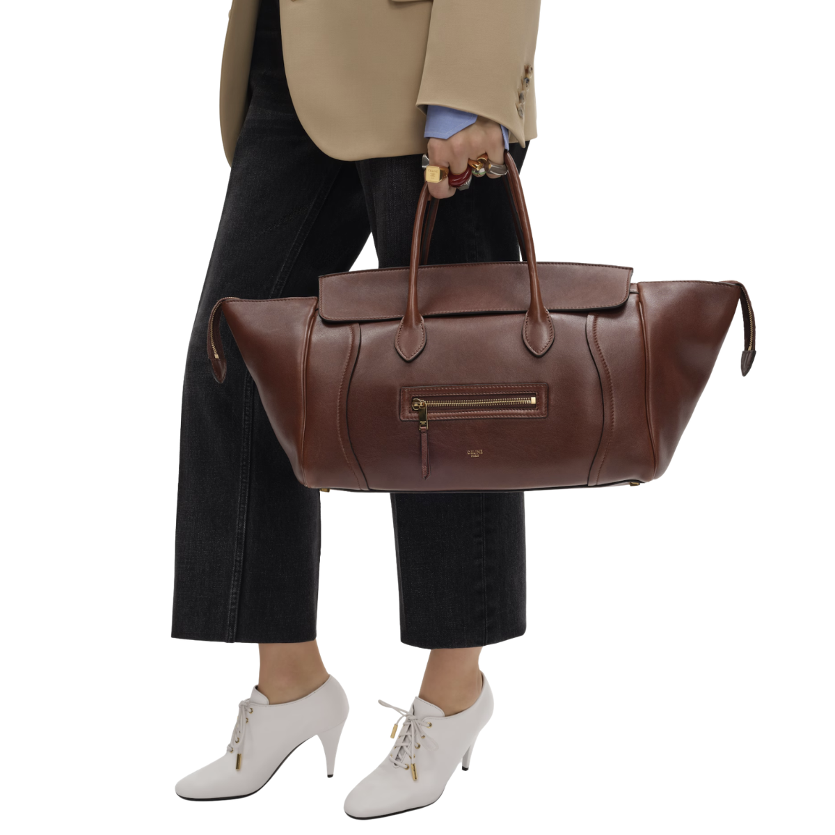 Celine Luggage in Supple Shiny Lamskin