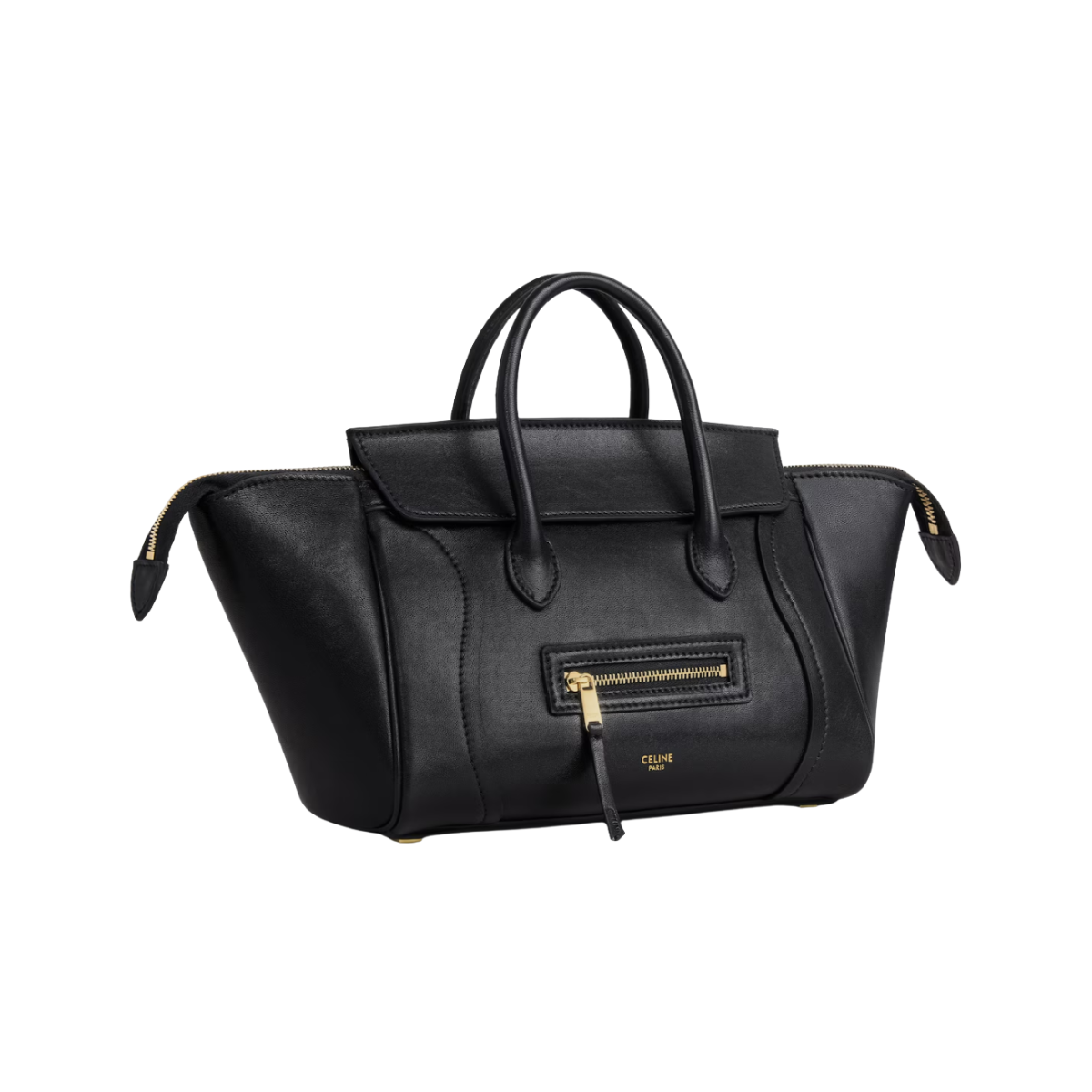 Celine Little Luggage in Supple Shiny Lambskin