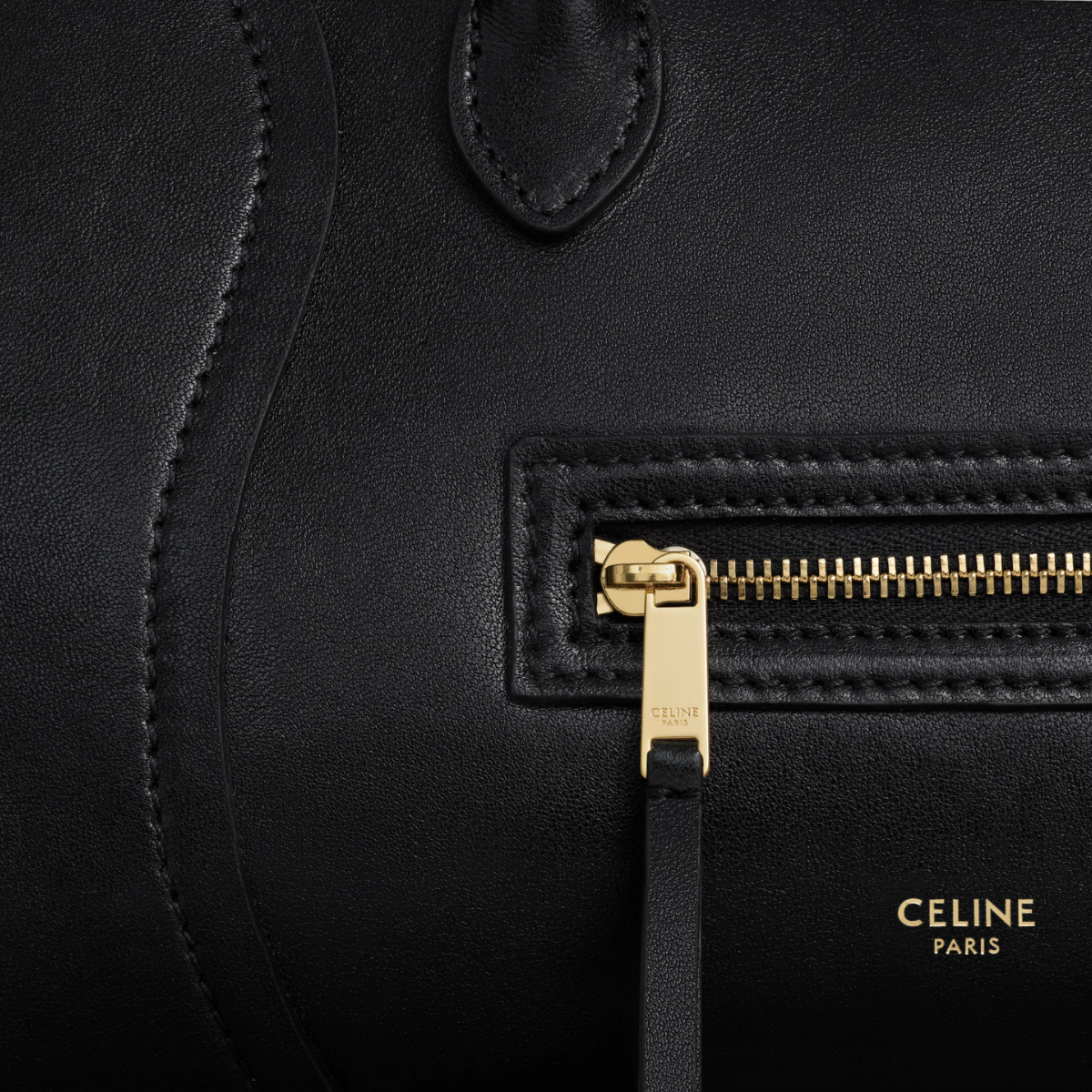 Celine Little Luggage in Supple Shiny Lambskin