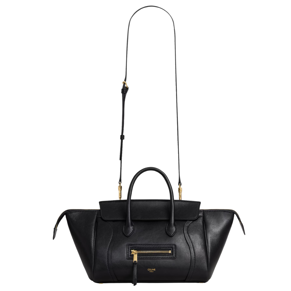 Celine Little Luggage in Supple Shiny Lambskin