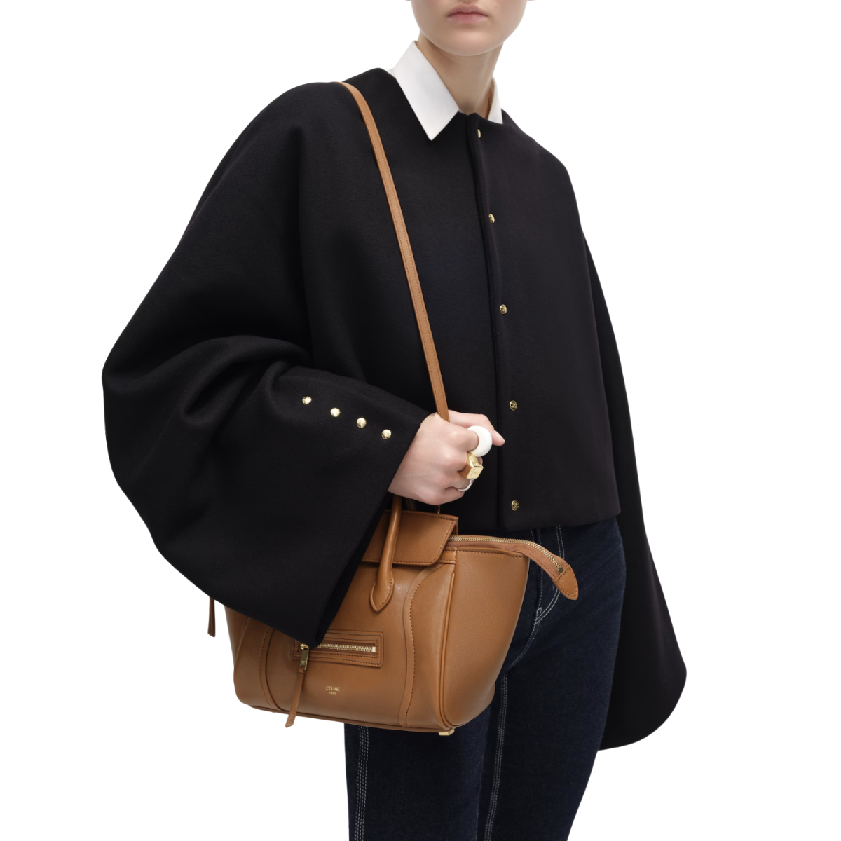 Celine Little Luggage in Supple Shiny Lambskin