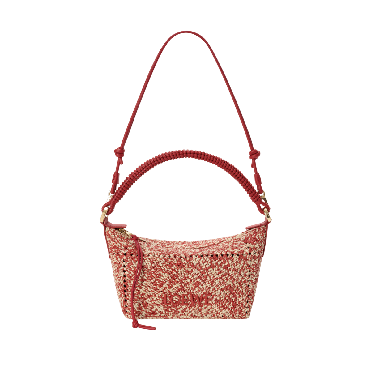 Loewe Cala Mini Bag in Melange Raffia