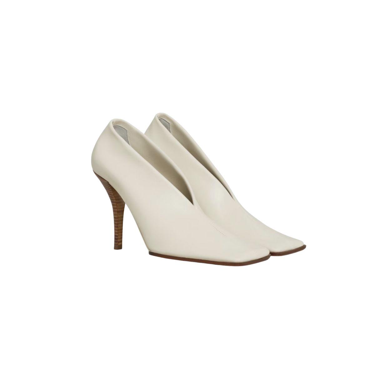Alaïa Soft Square Pumps in Leather