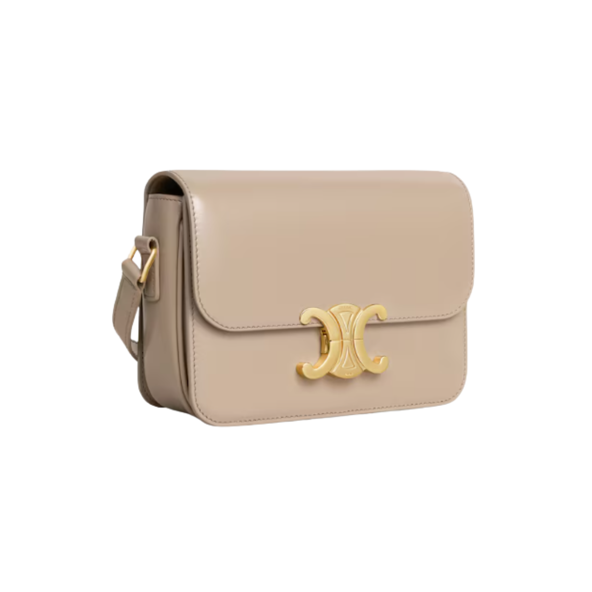 Celine TEEN TRIOMPHE BAG IN shiny calfskin