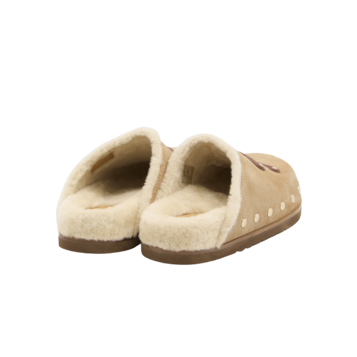 Celine TRIOMPHE WEDGE 15MM SUEDE LEATHER MULES