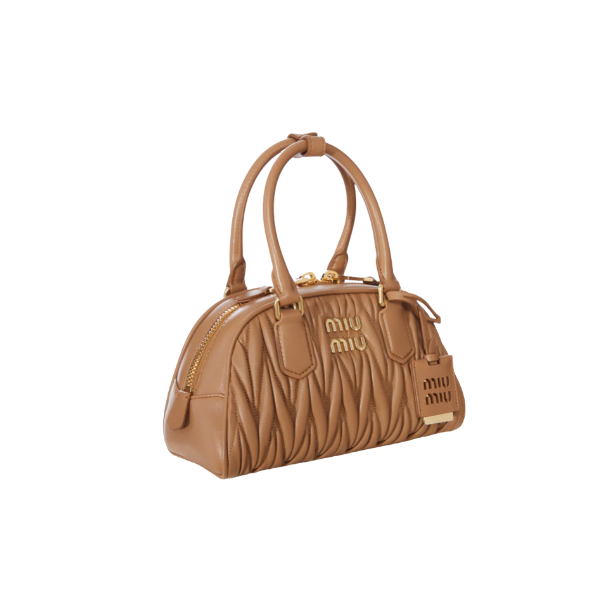 Miu Miu Arcadie Matelassé Nappa Leather Bag