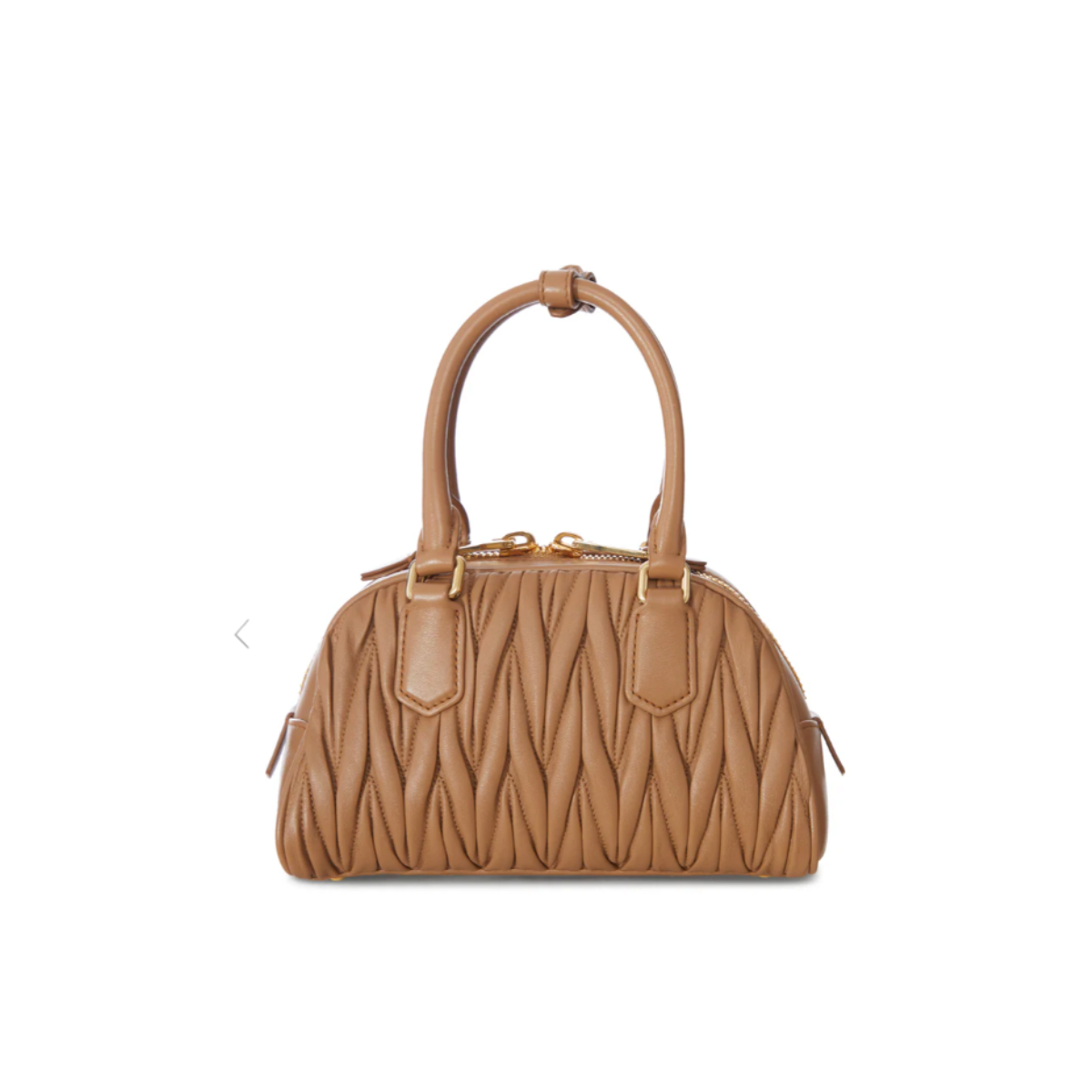 Miu Miu Arcadie Matelassé Nappa Leather Bag